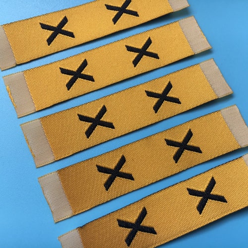 300 Custom Woven Label Hem Tag Sewing Labels Clothing Label Etsy