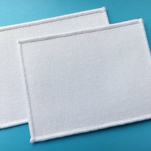 100 Custom blank embroidery patches