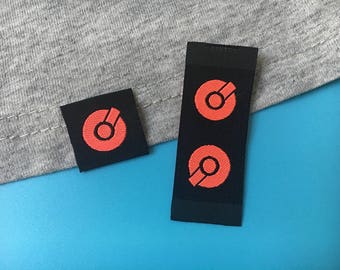 500 Custom woven labels, woven clothing label, garment woven label, custom woven clothing labels, custom woven label, hem tag labels