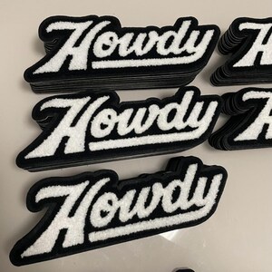 Custom Chenille Letter Patches