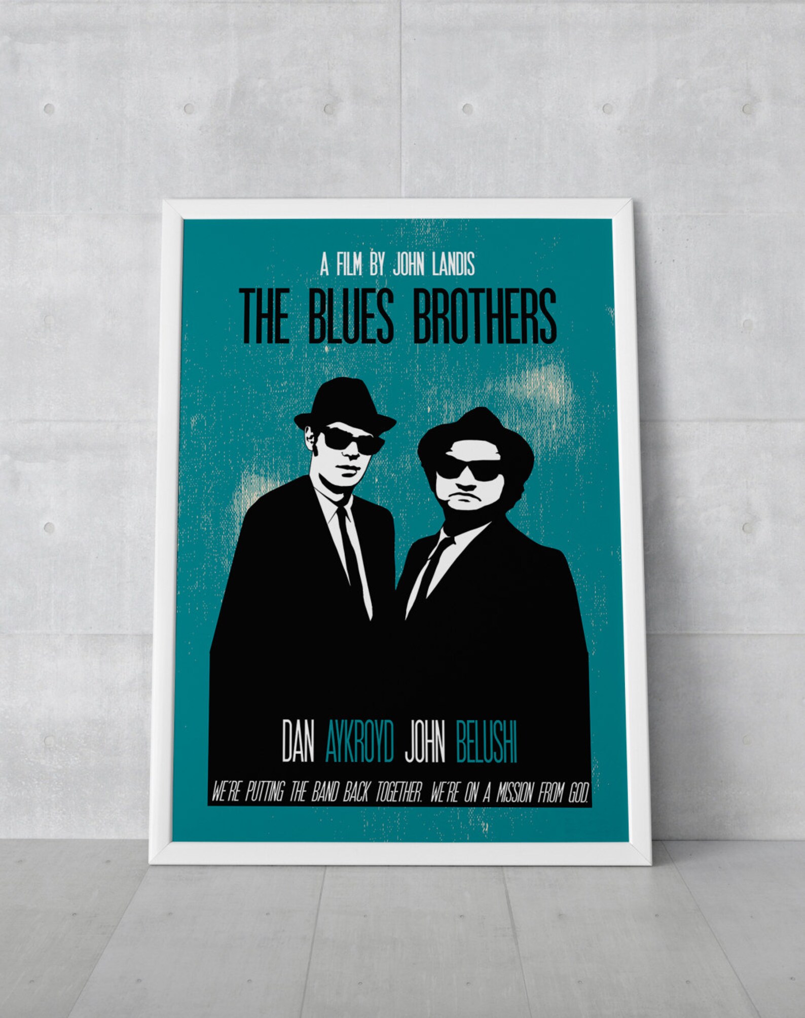 T-shirt Blues Brothers "Siamo In Missione" - Uomo - Vari Colori - Cotone Fruit Of The Loom