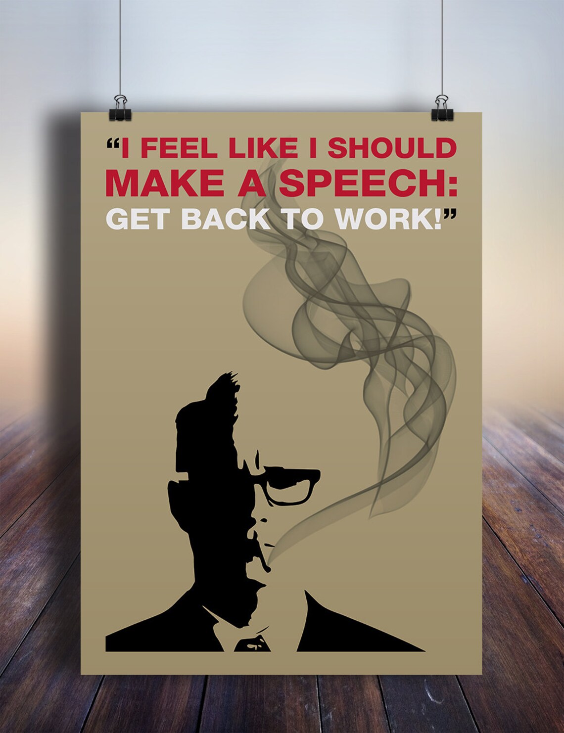 Verrückte Männer Poster Roger Sterling Zitat ich fühle mich | Etsy