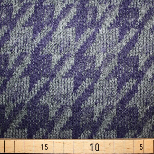 JERSEY knitted jersey stripes, black purple grey