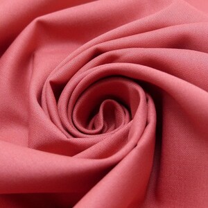 Cotton plain old rose pink