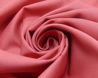 Cotton plain old rose pink