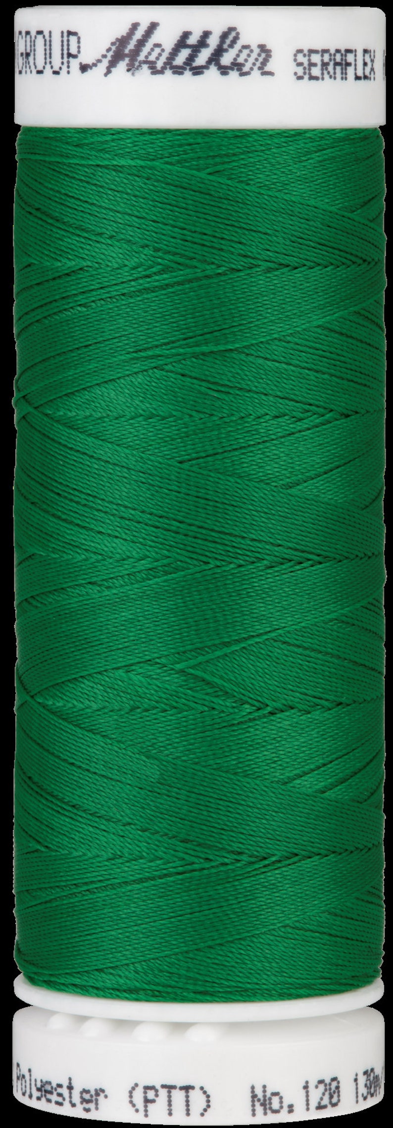 NEUE Farben Seraflex 120 flexibler Faden Nähfaden blau türkis grün braun Mettler swiss ivy