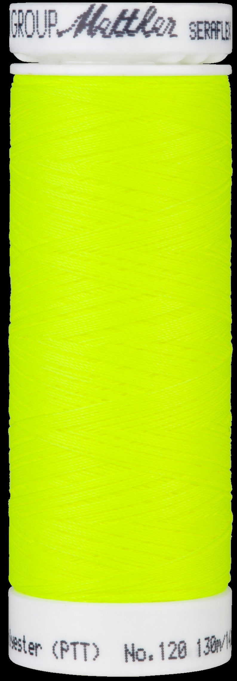 NIEUWE kleuren Seraflex 120 flexibel naaigaren bruin beige grijs neon Mettler vivid yellow