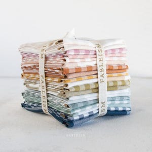 FABLEISM Camp Ginghamfat quarter 19 teilig
