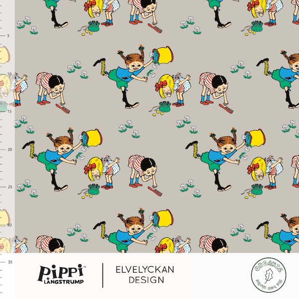 ORGANIC Jersey PIPPi Longstocking & FINDER - DESERT Elvelyckan Design