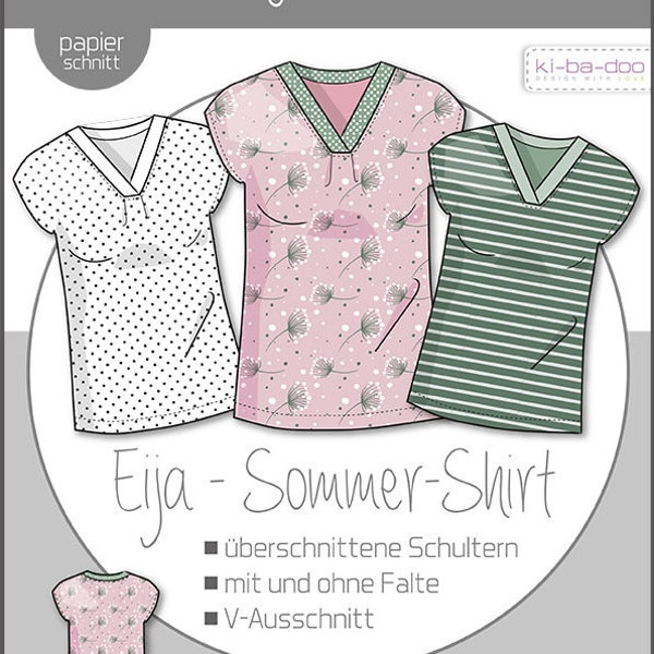 Sewing pattern/pattern shirt EIJA size. 32 - 48