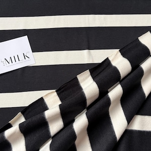 SAVA Sweat by MeetMILK Blockstreifen black shell