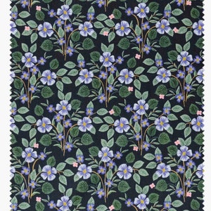Cotton BRAMBLE BRIAR Rifle Paper black woven fabric