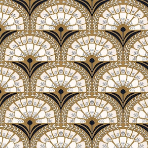 Organic cotton by Cloud9 Fabrics Grassroots brown cream