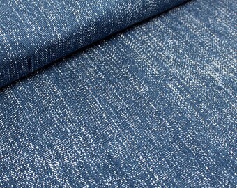 ORGANIC jersey denim jeans jersey fabric uncle blue