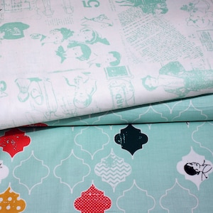 Riley Blake - Fancy & Fabulous Baumwolle mint