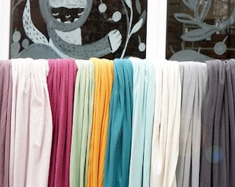 Organic summer pleated blind, cotton blend, Stoffonkel, various colors