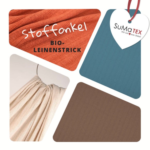 Linen knits by STOFFONKEL various. Colors