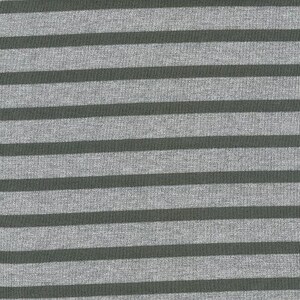 Tricot pailleté rayures chinées Lurex mousse argent