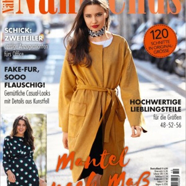 Zeitschrift Nähtrends endlich Sommer Herbst 10/2018