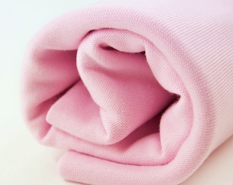 ORGANIC JERSEY fabric uncle - cuffs princess pink