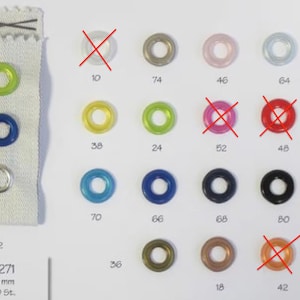 12 mm Druckknopf Jersey  verschied. Farben