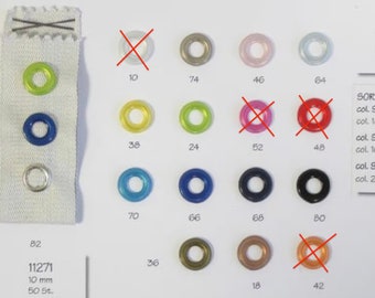 12 mm snap fastener jersey, various colors