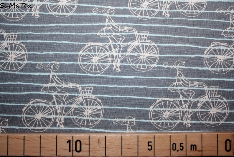 Art Gallery Fabrics BW Cherie Bon Voyage Noir Bild 2