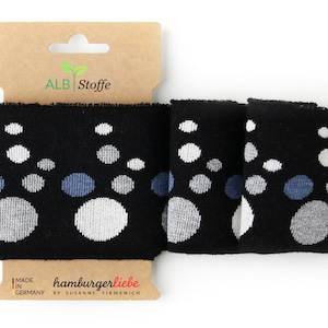 Cuff Me Icon black dots silver