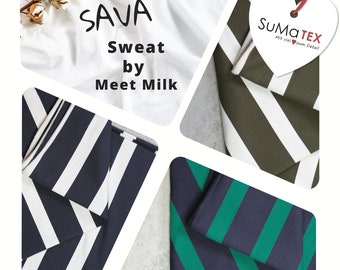 SAVA Sweat by MeetMILK block stripes different. Colors