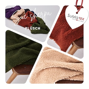 Sue Sherpa Fleece by Mind the MAKER various colors plush