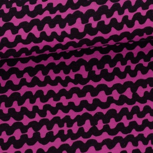 Organic Sweat PaaPii HALOO organic jersey purple zigzag waves