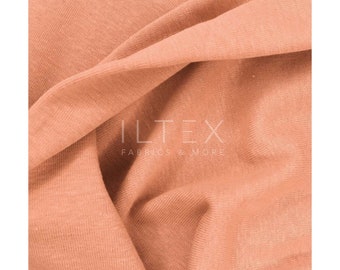 Linen Jersey UNI vintage rose