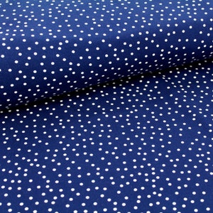 JERSEY fabric uncle organic jersey dotties marine