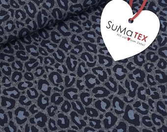 JERSEY Stoffonkel Biojersey Susalabims Leo jeans blue