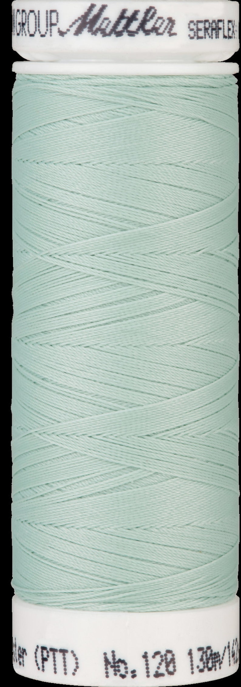 NEUE Farben Seraflex 120 flexibler Faden Nähfaden blau türkis grün braun Mettler luster