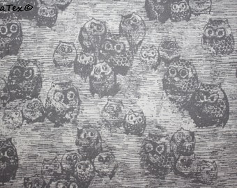 Cotton Wonderland Art Gallery Fabrics grey owls