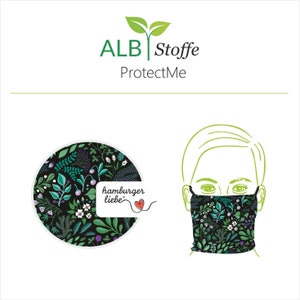 Albstoffe Bio Jersey SHIELD PRO Hamburger Liebe Herbs image 4