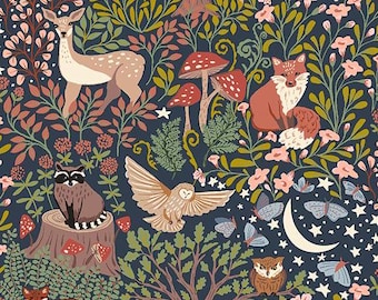 Cotton UNDER THE CANOPY by windham fabrics forest
