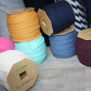 Albstoffe EDGE ME edging tape, braids, Sensation, various colors, 100% cotton