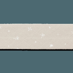 Bias binding edging tape stars Stars bias binding 40/20 mm sand