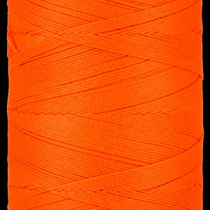 NIEUWE kleuren Seraflex 120 flexibel naaigaren bruin beige grijs neon Mettler vivid orange