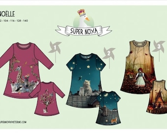 Sewing pattern Supernova kids pattern Noëlle FW 2020