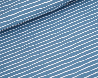 Organic Jersey Good Vibes beach house blue (GOTS) Stoffonkel