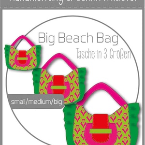 sewing pattern/pattern bag shopper bag