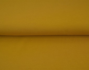 Stenzo coton uni moutarde jaune foncé