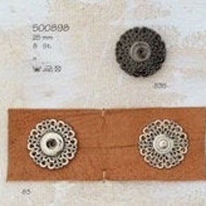 Snap fasteners polyester metal snap fastener silver or black