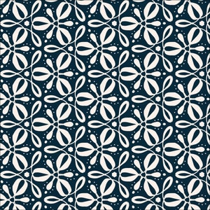 Organic cotton by Cloud9 Fabrics FLOWER GARDEN dark grey