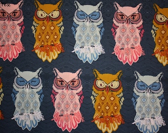 Art Gallery Cotton Nightfall Owl