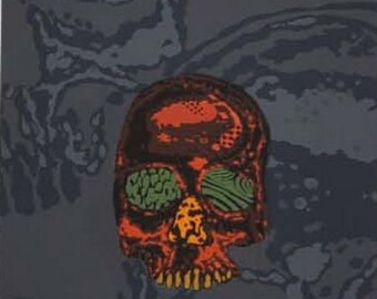 Alexander Henry Nicole's Prints skulls head trip