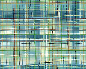 Cotton PORTFOLIO of LANDSCAPES studio e fabric Check